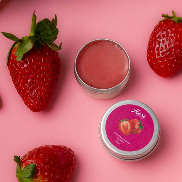 Hers Natural lip balm( Strawberry)