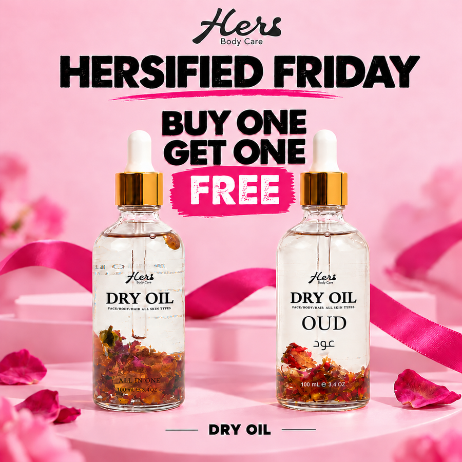 Hersified Friday – Dry Oil Buy 1 Get 1 Free