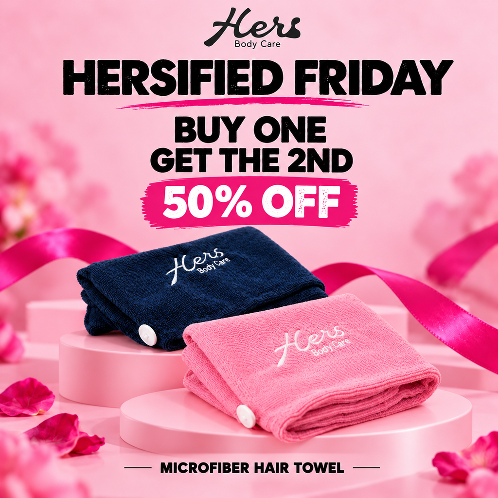 Hersified Friday – Microfiber Hair Towel (Buy 1, 2nd 50% Off)