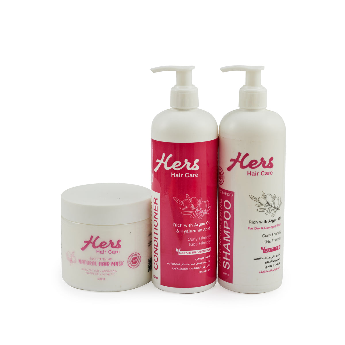مجموعة العناية بالشعر من Hers