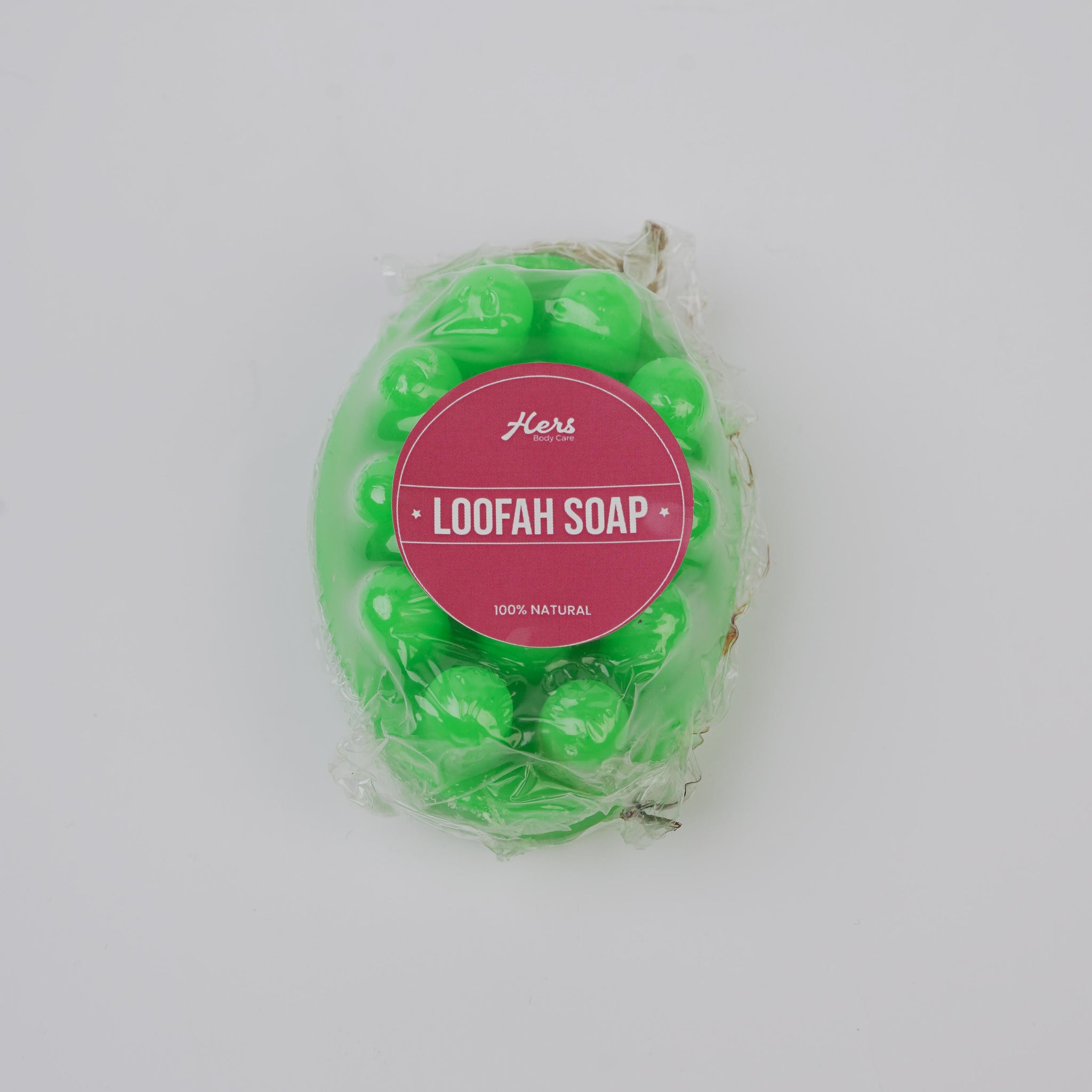 Exfoliating Glycerin Soap, with Loofah (massage soap) (Oud scent ) 100 gm