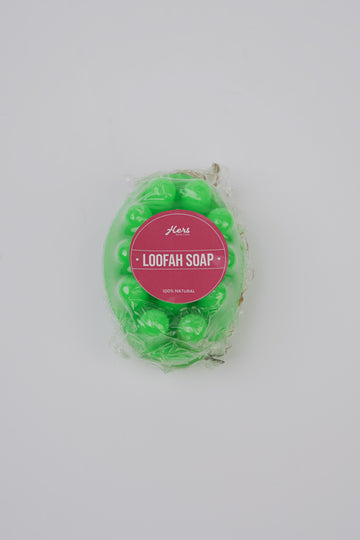 Exfoliating Glycerin Soap, with Loofah (massage soap) (Oud scent ) 100 gm