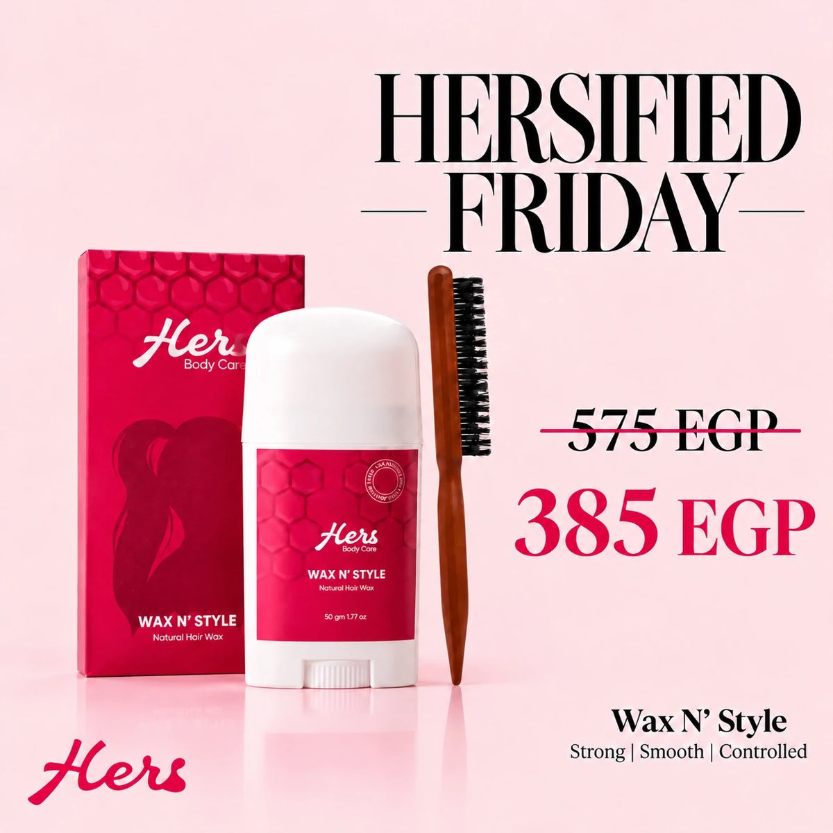 Wax N’ Style + Sleek Brush
