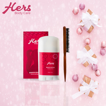 مجموعة Wax N' Style + فرشاة شعر