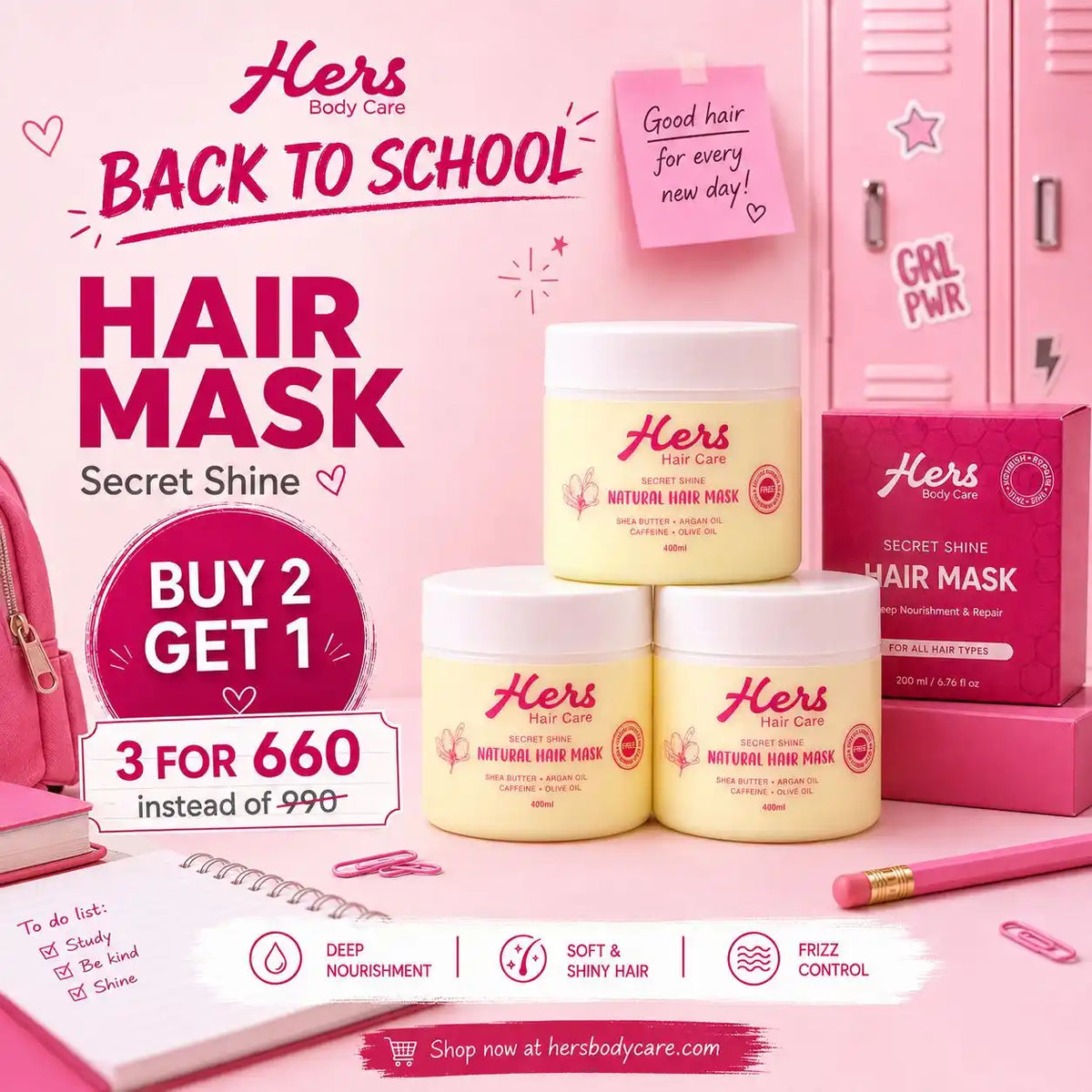 Hair Mask - Back To School
