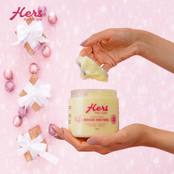 ماسك الشعر الطبيعي الخاص بـ Hers