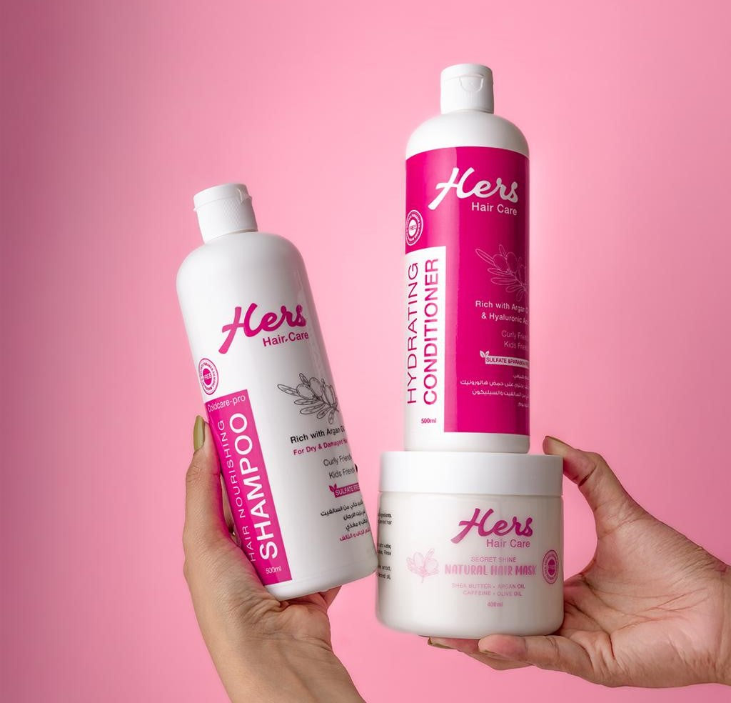 مجموعة العناية بالشعر من Hers